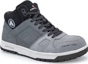 Airwalk Men's Mongo Mid Grey and White Composite Toe EH Work Shoe