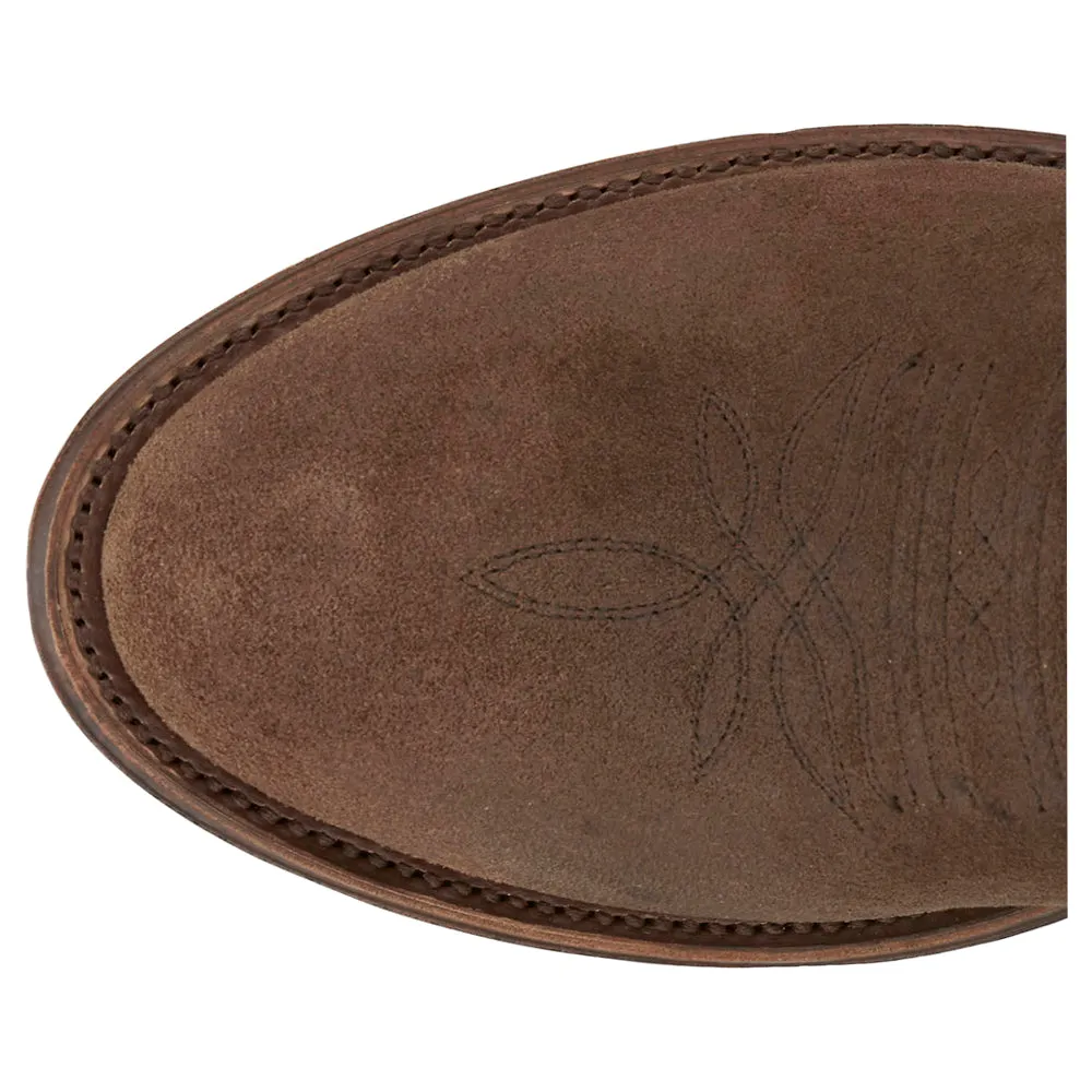 Amado Suede 12 Inch Medium Round Toe Pull On Cowboy Boots
