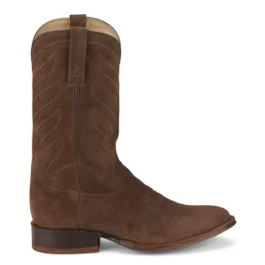 Amado Suede 12 Inch Medium Round Toe Pull On Cowboy Boots
