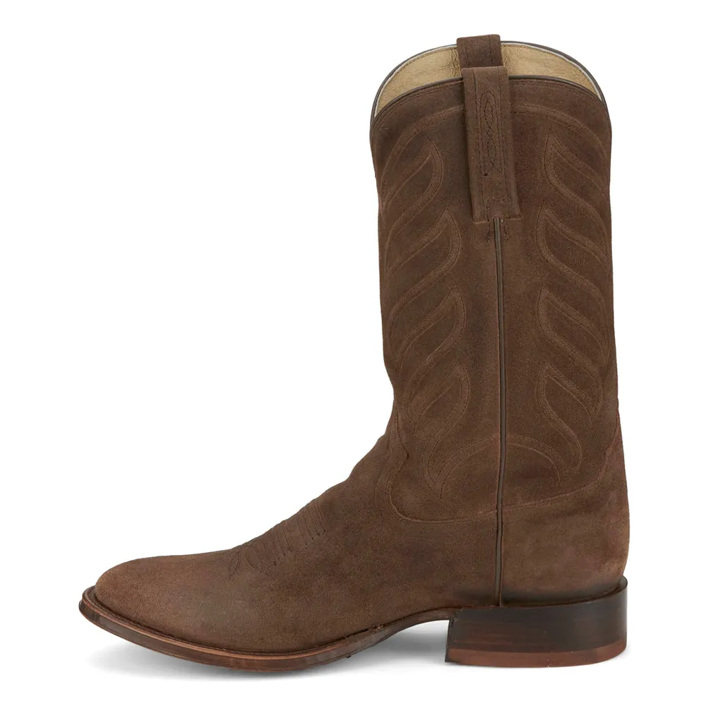 Amado Suede 12 Inch Medium Round Toe Pull On Cowboy Boots