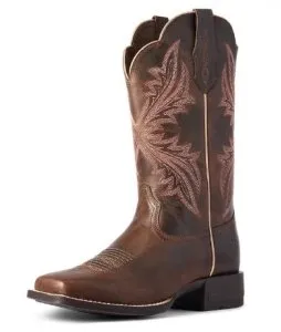 Ariat Women's Cowgirl Boots West Bound 11" Wide Square Toe 10038332