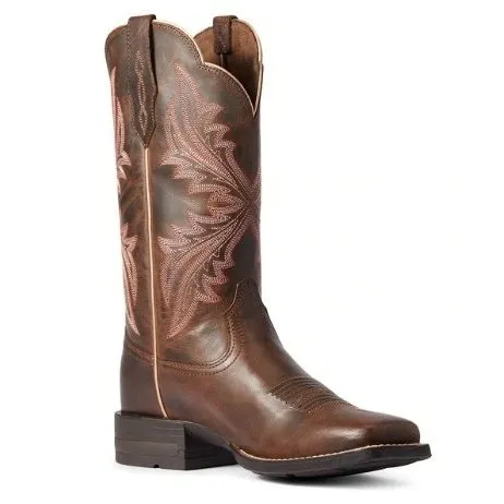 Ariat Women's Cowgirl Boots West Bound 11" Wide Square Toe 10038332