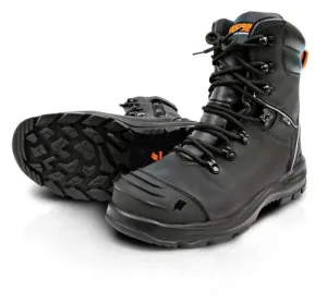 Bison XTZ 100 Safety Boots - Black (Size 4)