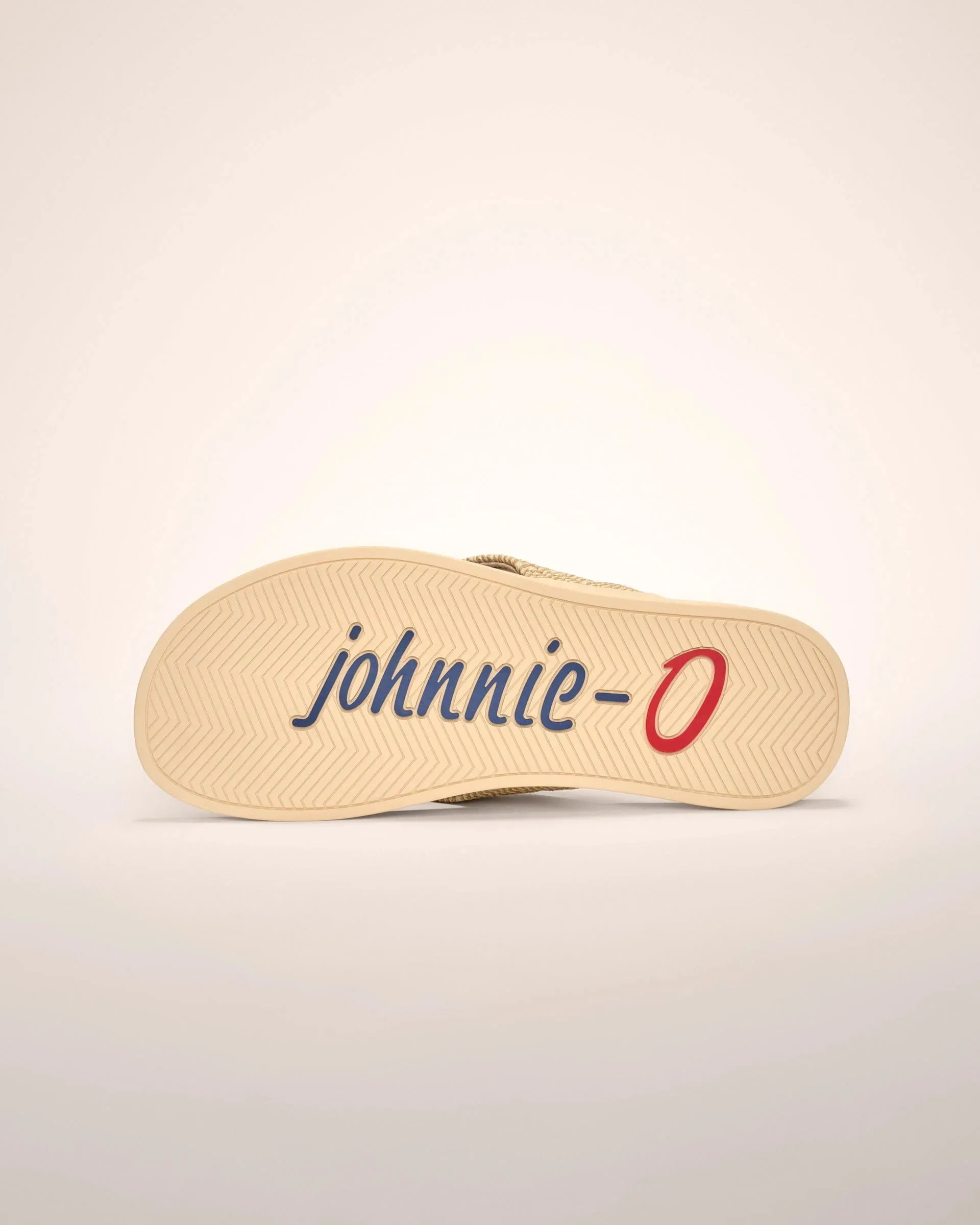 Boardwalk Woven Sandal in Wheat by Johnnie-O