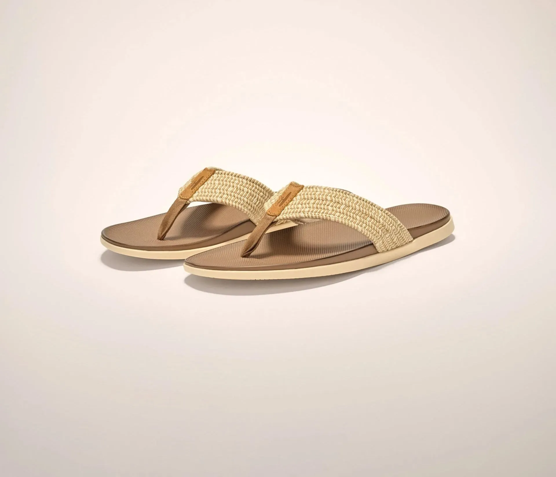 Boardwalk Woven Sandal in Wheat by Johnnie-O