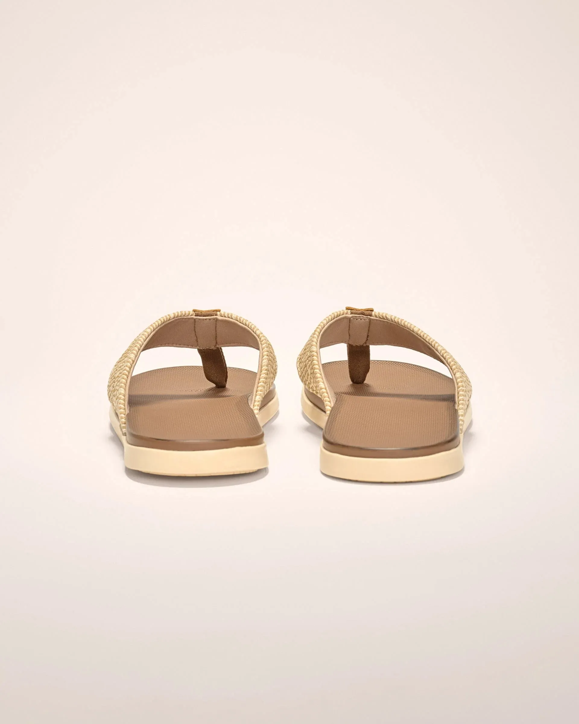 Boardwalk Woven Sandal in Wheat by Johnnie-O