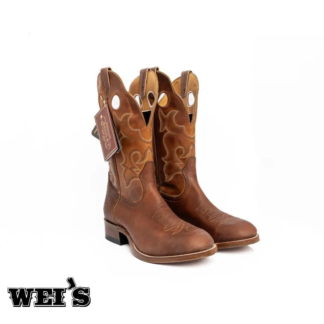 Boulet Men's 11" Cowboy Boots Brown - CLEARANCE