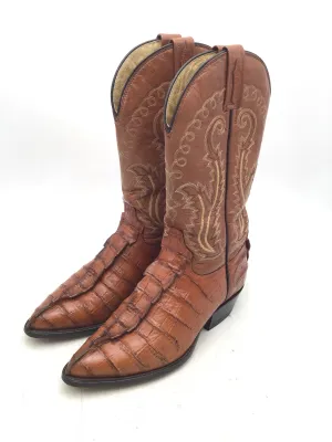 Cuevas Men's Brown Leather Cowboy Western Boots - Size 25.5