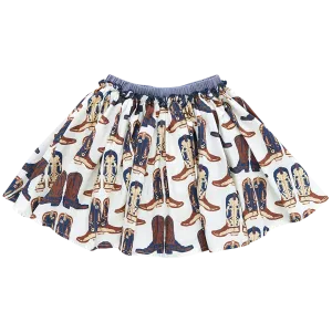 Girls Gianna Skirt - Cowboy Boots