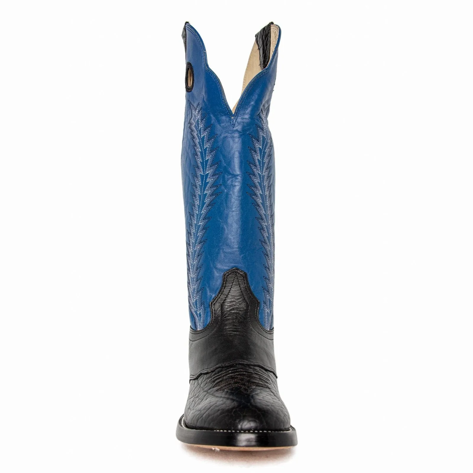 Hondo Men’s Cowboy Boots 16" Black-Blue