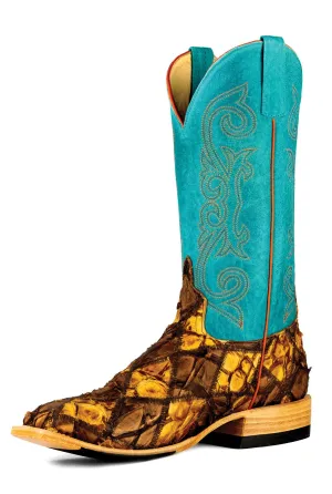 Horse Power by Anderson Bean Mens Cigar Bass Pirarucu Cowboy Boots 11.5 EE