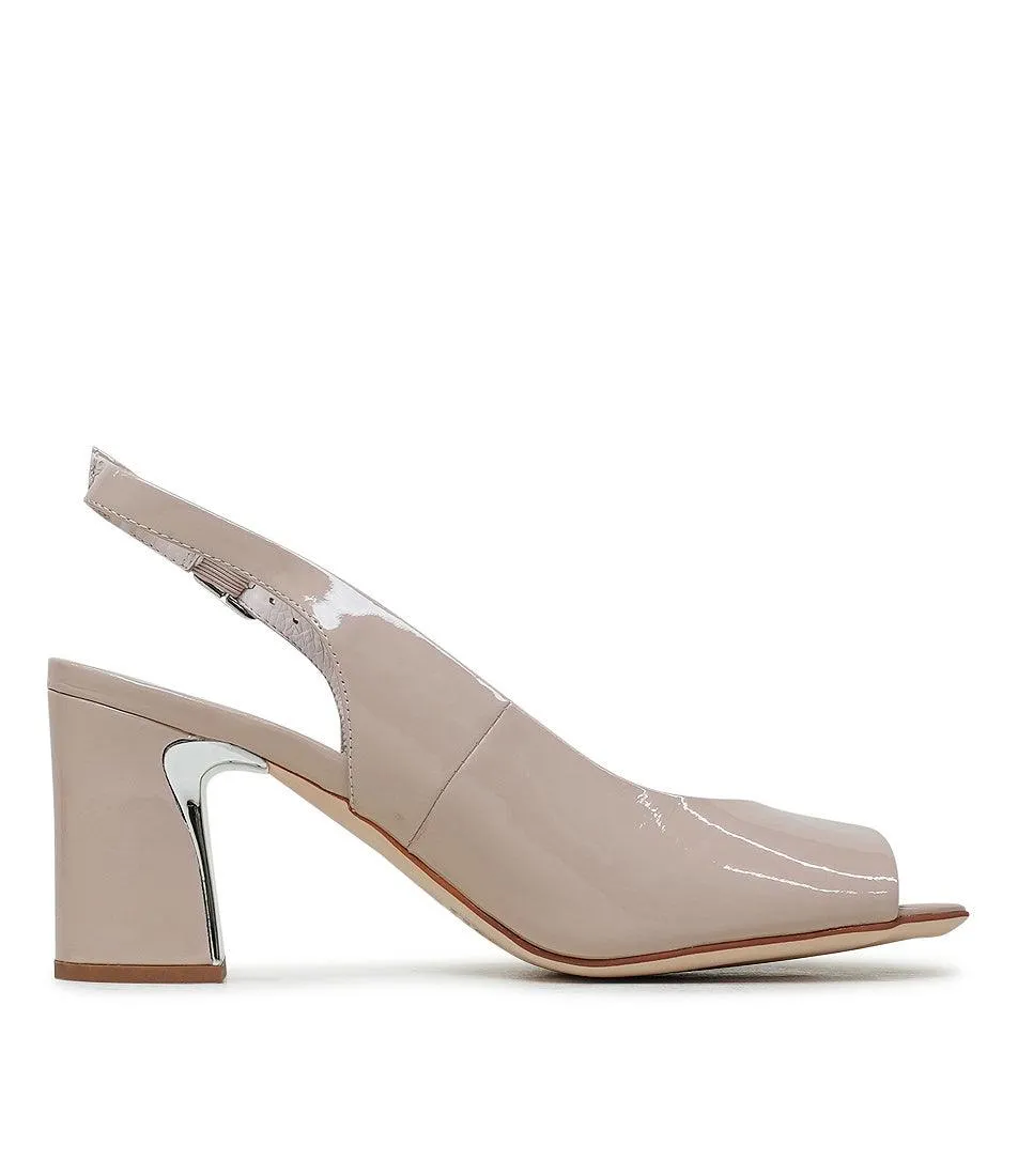 Kianna Cafe Patent Leather Heels