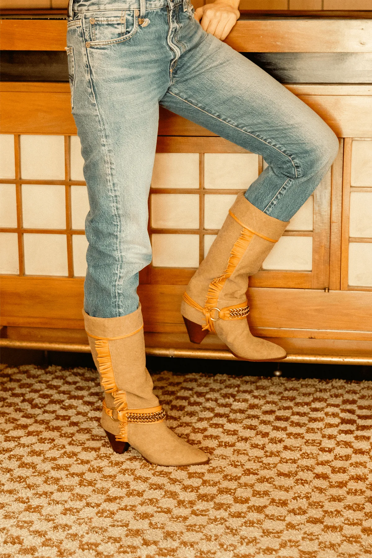 Levon Boots in Khaki