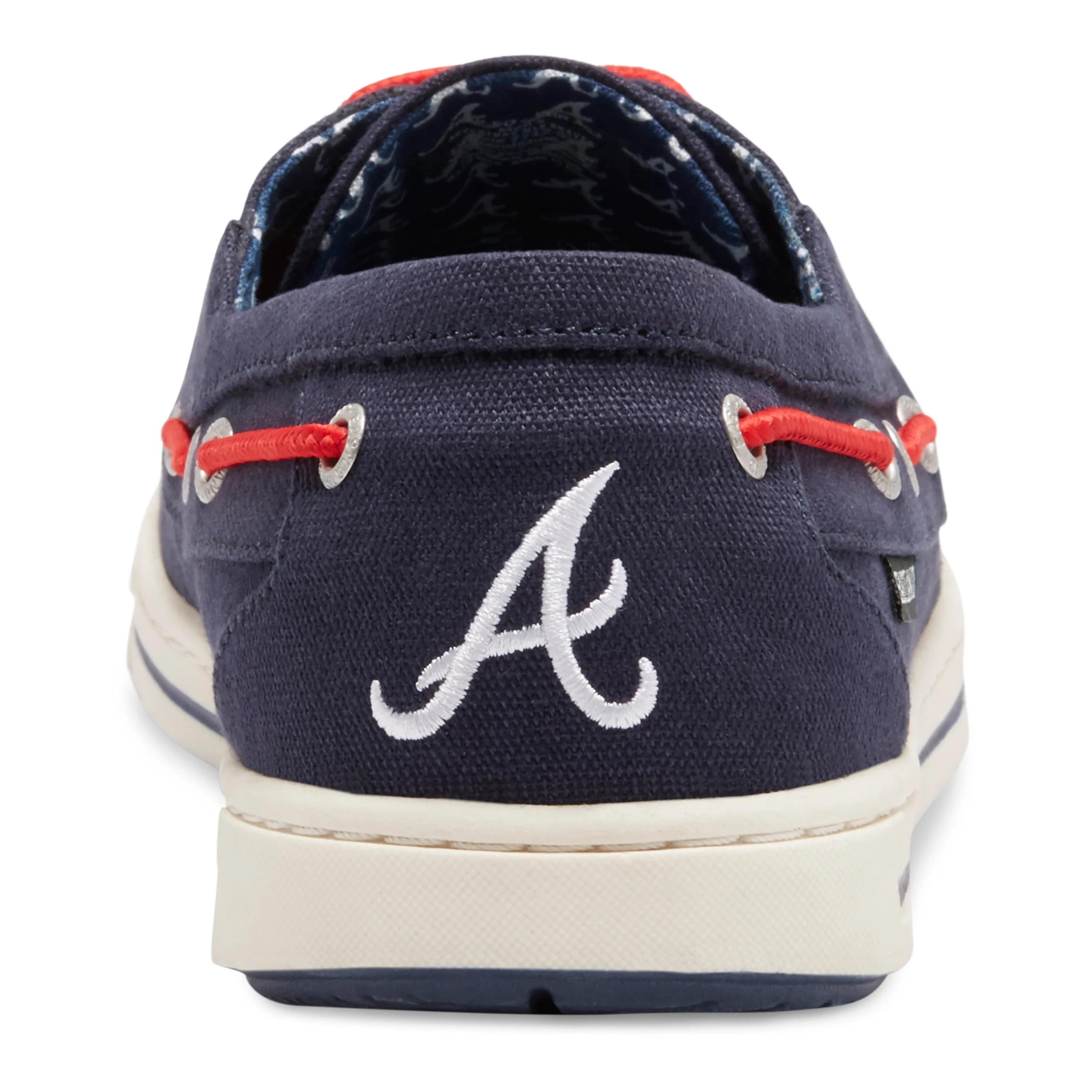 Men's Adventure MLB Atlanta Braves Canvas Boat Shoe