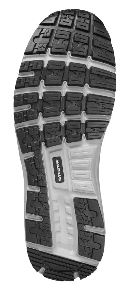 Nautilus Men's Tempest Grey Alloy Toe EH Waterproof Mid-Athletic Round Toe Work Shoe