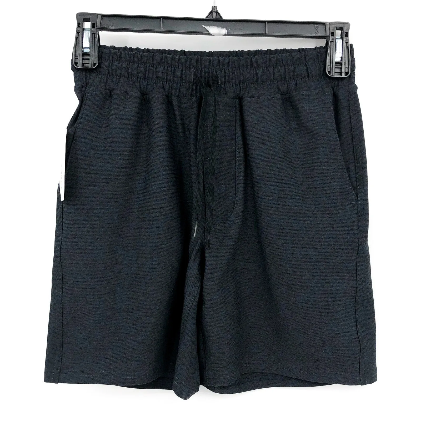OUTDOOR VOICES Men's Sunday 7" Shorts XS Black Charcoal Athletic NWT
