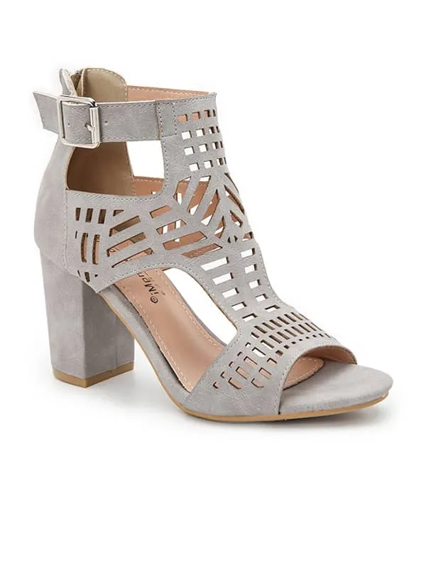 Peep Toe Hollow Out&Sandals