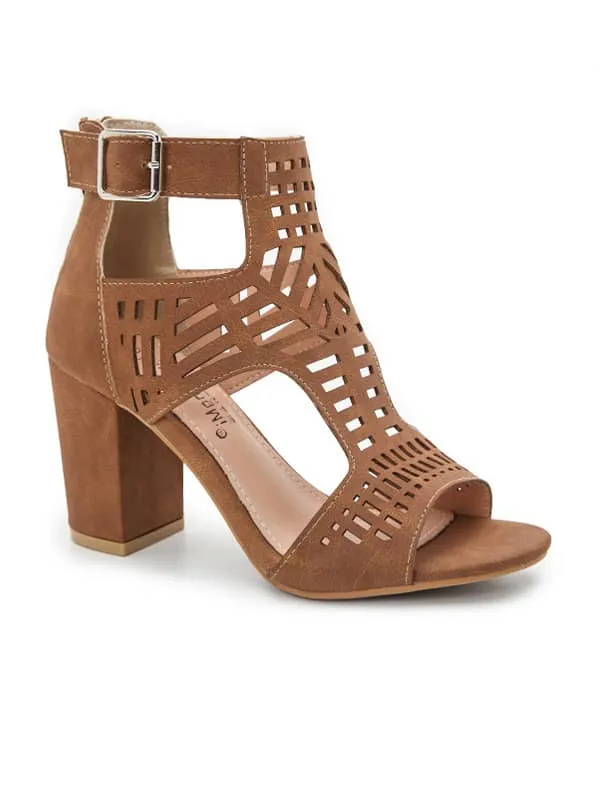 Peep Toe Hollow Out&Sandals