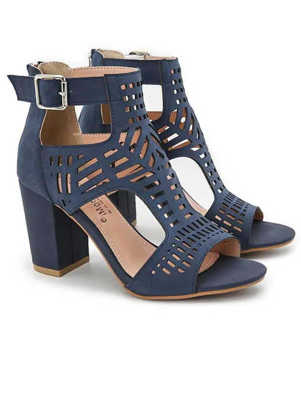 Peep Toe Hollow Out&Sandals