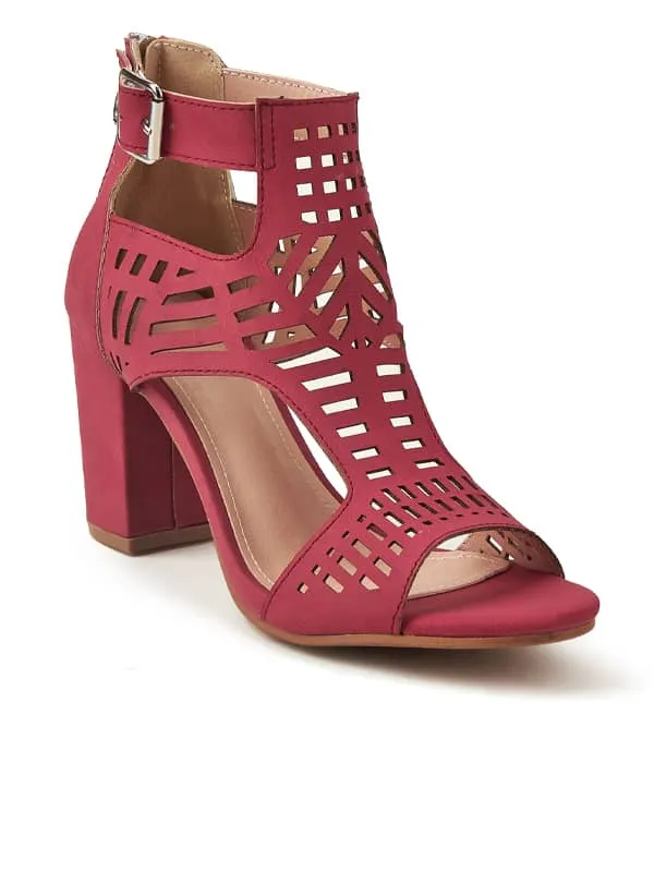 Peep Toe Hollow Out&Sandals