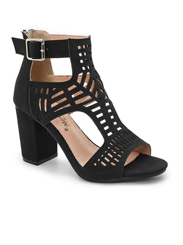 Peep Toe Hollow Out&Sandals