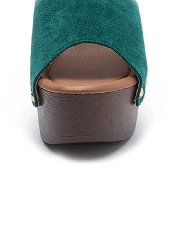 Peep Toe Platform Rivets&Sandals