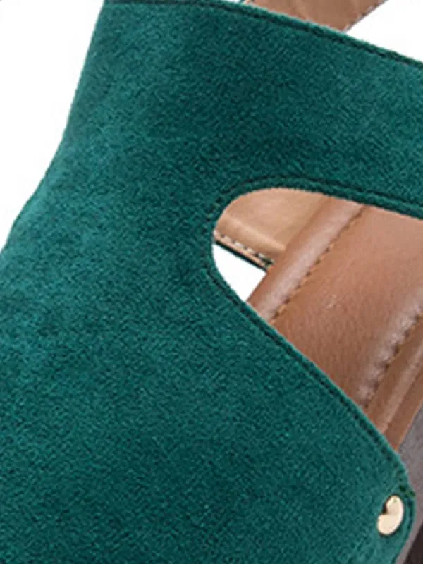Peep Toe Platform Rivets&Sandals