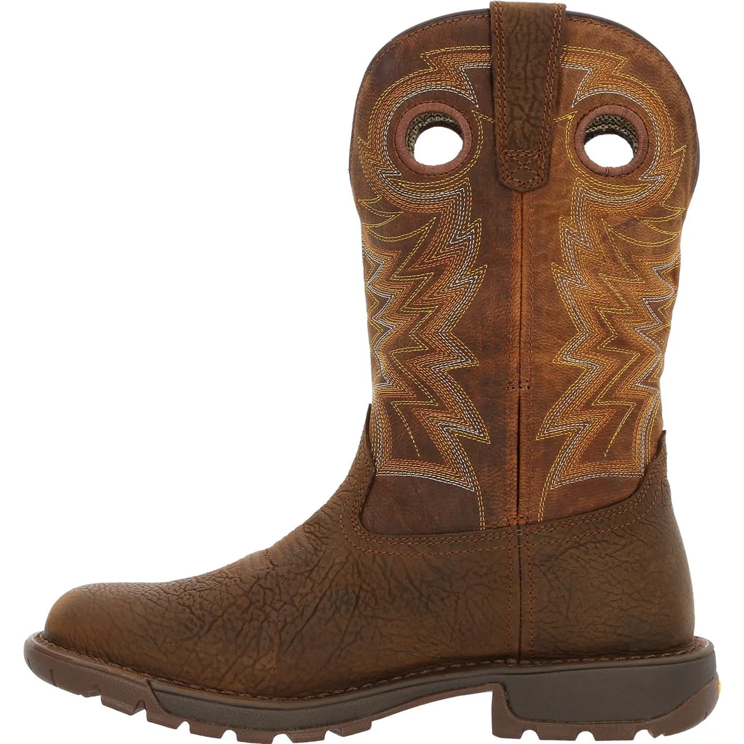Rocky Mens Brown Leather Legacy 32 WP Western Cowboy Boots