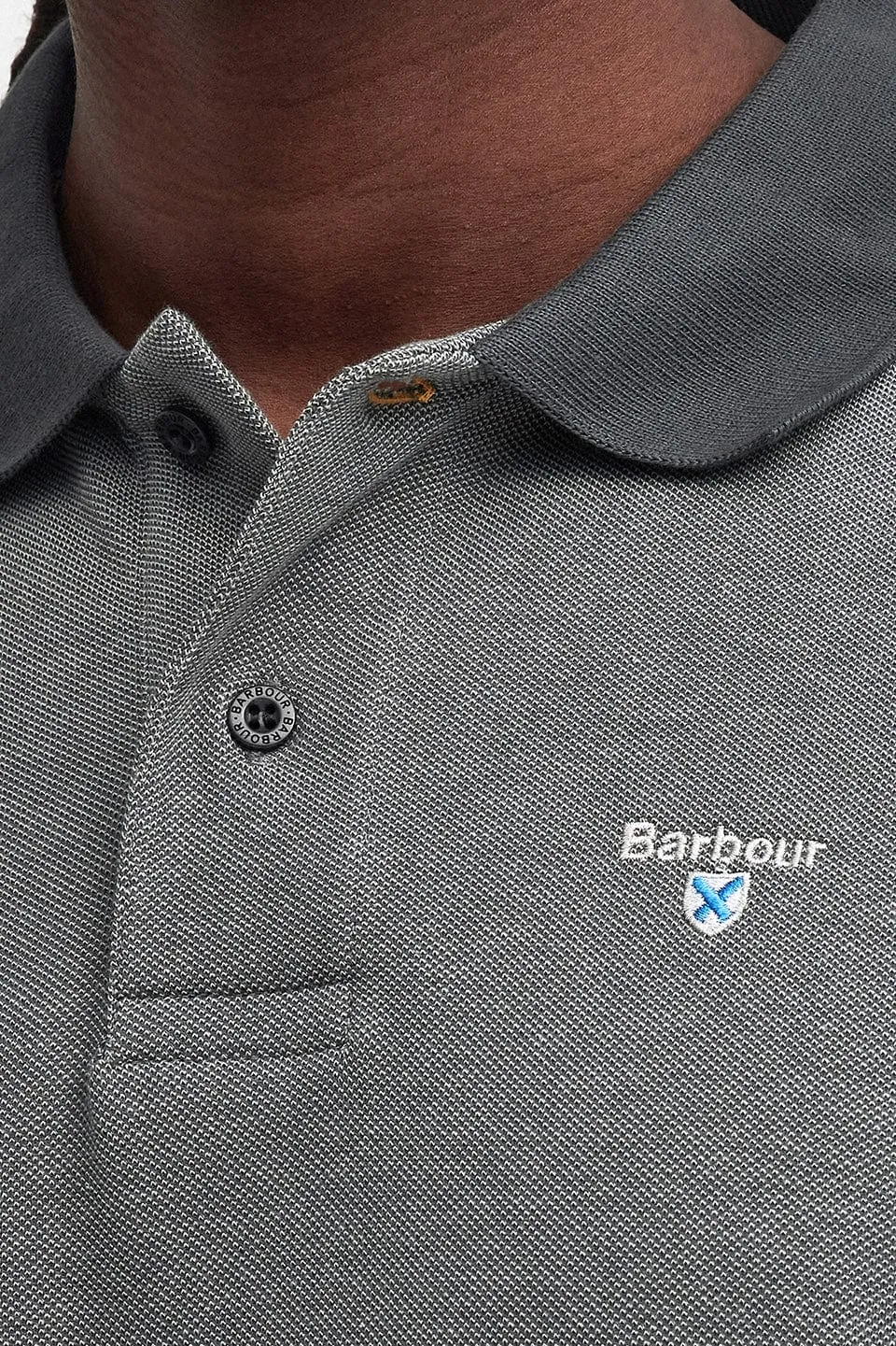 Sports Mix Polo Shirt - Mid Grey