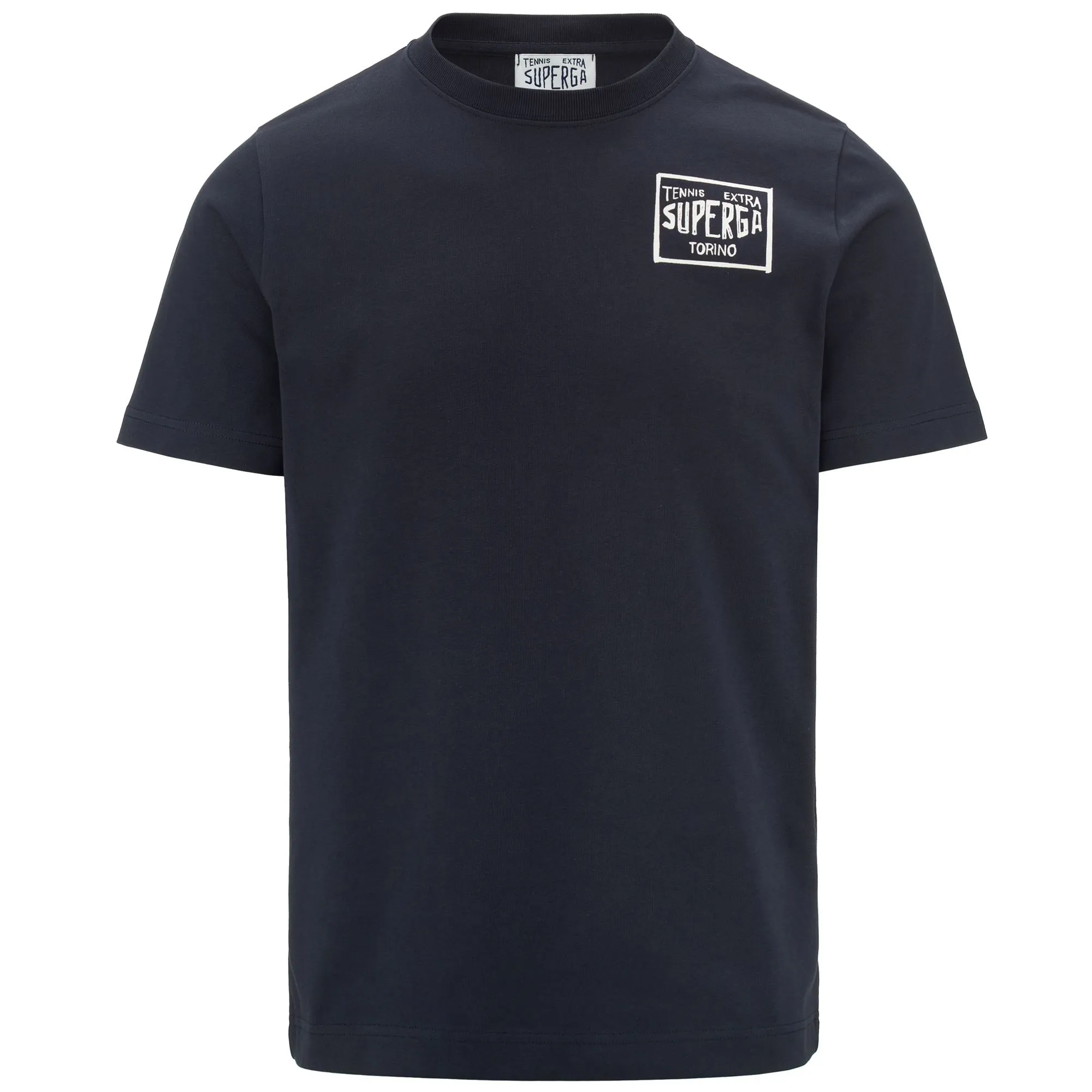 T-SHIRT SUPERGA ARCHIVIO TENNIS PLAYER - T-ShirtsTop - T-Shirt - Unisex - DK NAVY-TENNIS PLAYER