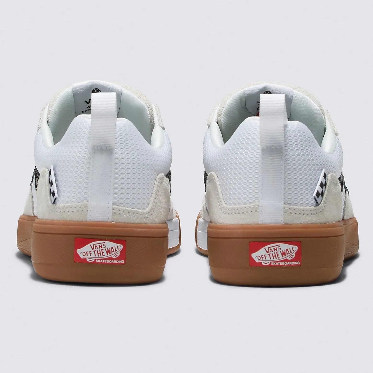 Vans Zahba Skateboard Shoe - White/Black/Gum