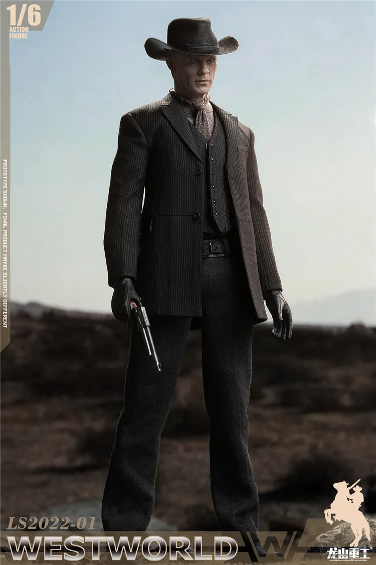Westworld - The Man in Black - Black Boots (Peg Type)