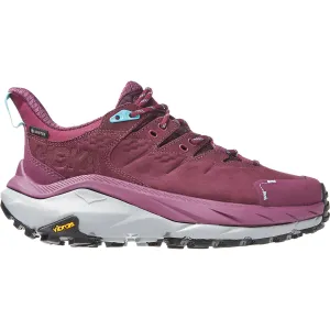 Women's Hoka Kaha 2 Low GTX Grape Wine/Coastal Shade Nubuck