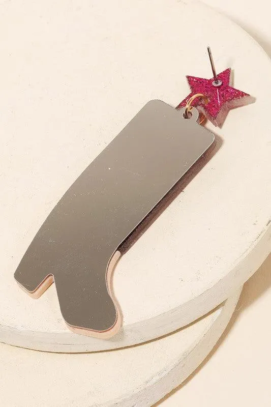 YEE HAW Cowgirl Earrings