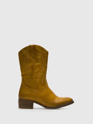 Yellow Cowboy Boots